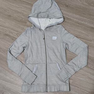 🩶 Lululemon Full-Zip Hoodie – Heather Gray – Size 4